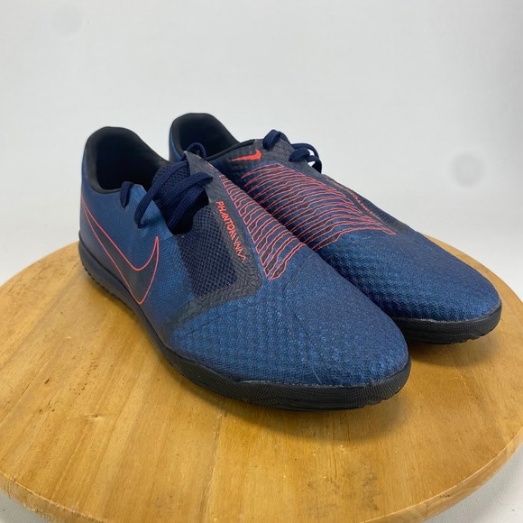 Nike Phantom Venom Academy Indoor Soccer Shoes Men\'s 11 Blue Orange AO0570-440‎